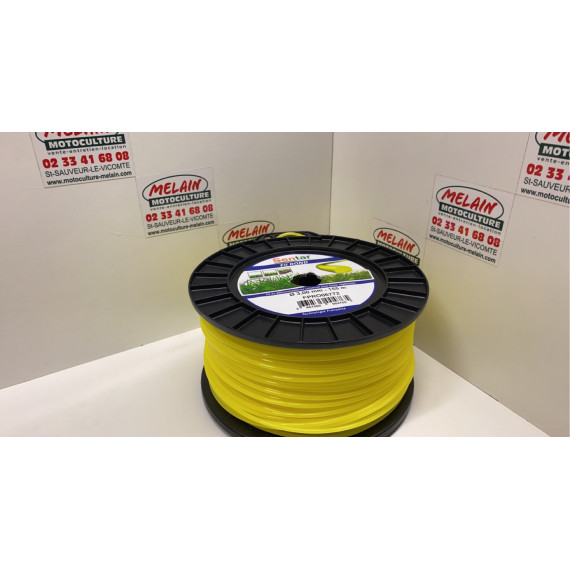 Bobine de fil nylon rond 3mm 155m
