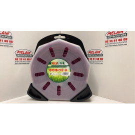 Bobine de fil nylon hélicoïdal 2,40mm 104m