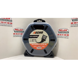 Bobine de fil nylon carré torsadé 3mm 66m