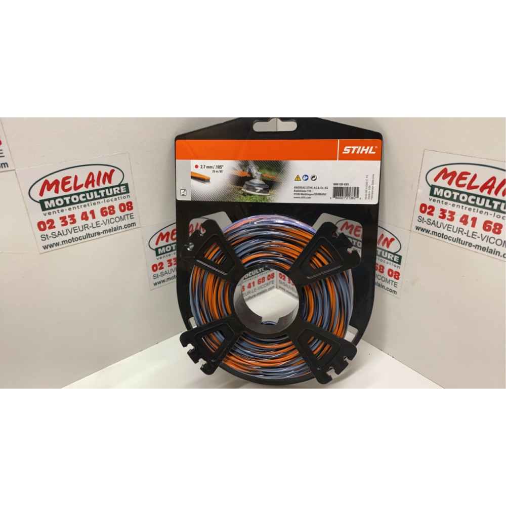 Bobine fil CF3 PRO 2,7MM 26M