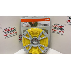 Bobine de fil nylon rond 3mm 53m