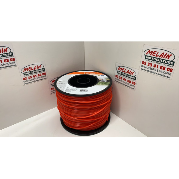 Bobine de fil nylon rond 2,70mm 208m