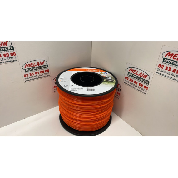 Bobine de fil nylon rond 2,40mm 253m