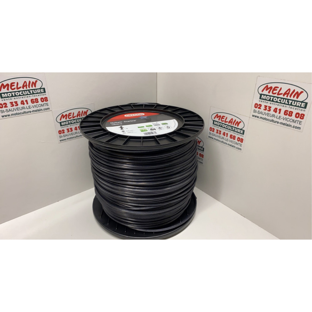 Bobine de fil nylon étoile 3,30mm 200m