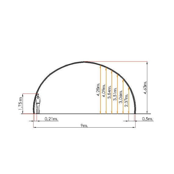 Tunnel de stockage Asthor 9.00m