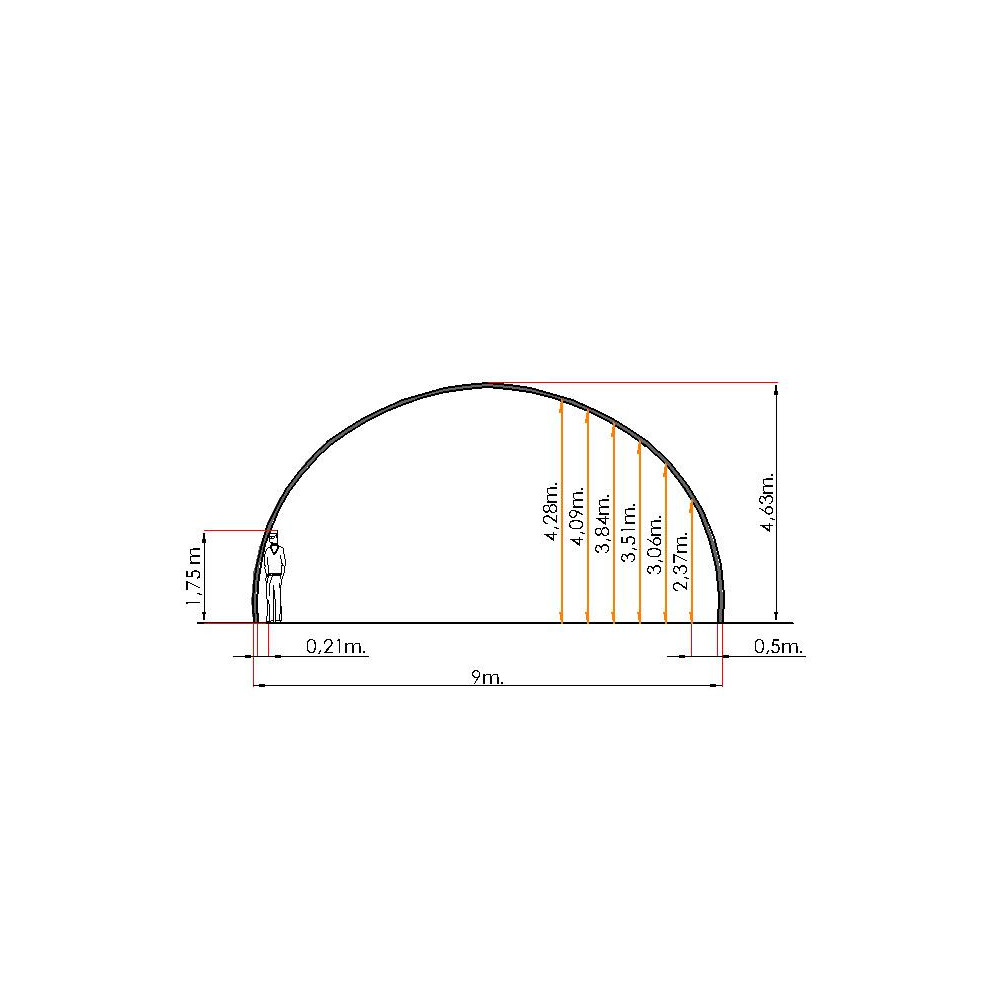 Tunnel de stockage Asthor 9.00m