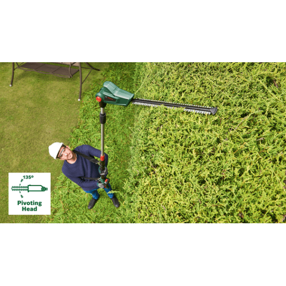 Taille-haie télescopique 18 volts batterie lithium diam. de coupe 23cm Universalhedgepole18 BOSCH