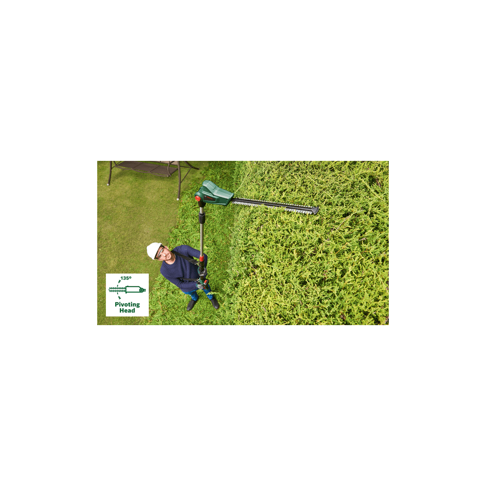 Taille-haie télescopique 18 volts batterie lithium diam. de coupe 23cm Universalhedgepole18 BOSCH