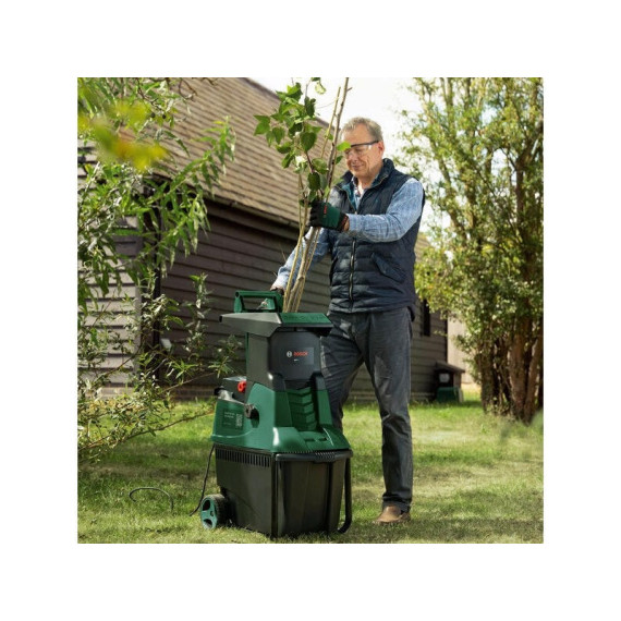 Broyeur à végétaux 2500w AXT2550TC BOSCH oupe 30cm