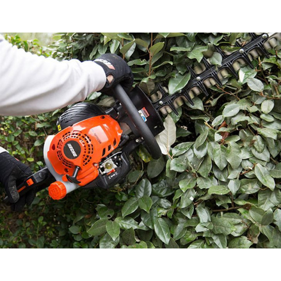 Taille-haie: cylindrée 25 cm3+poignée tournante L. coupe 60cm HCR2810ESR ECHO