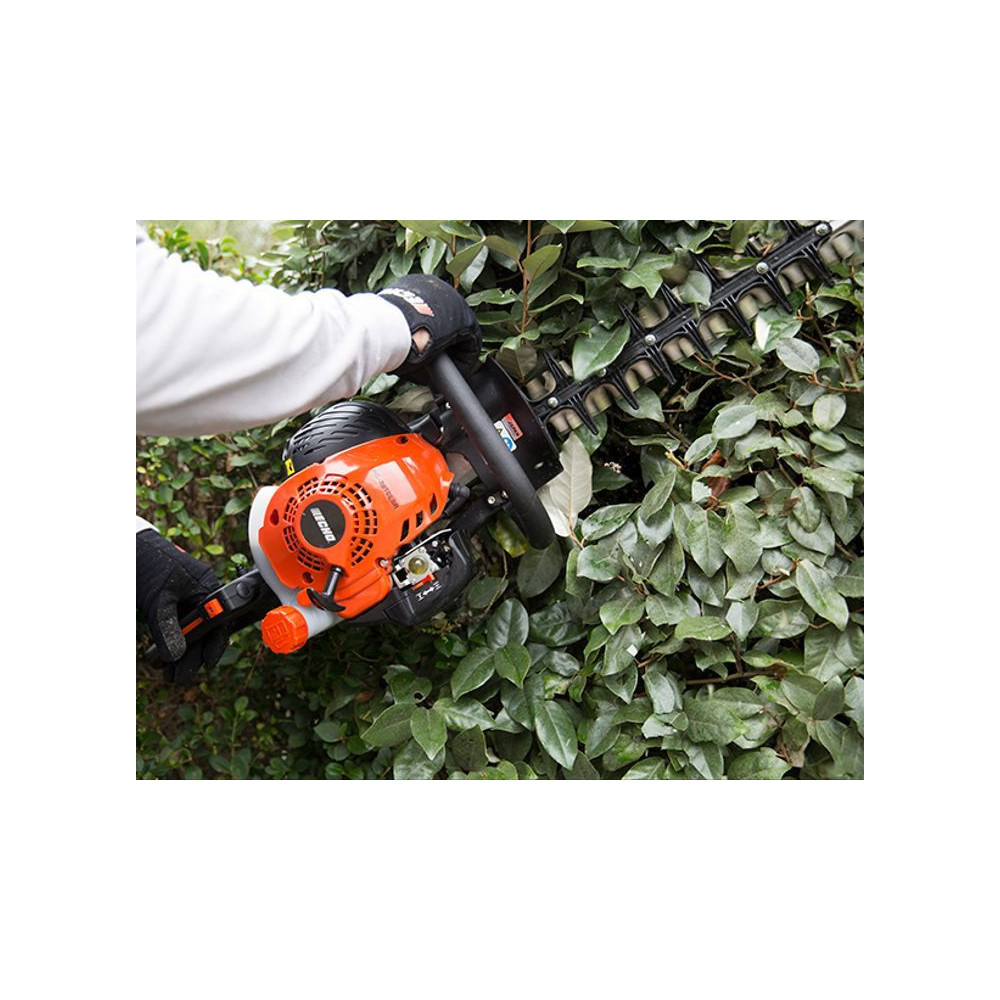 Taille-haie: cylindrée 25 cm3+poignée tournante L. coupe 60cm HCR2810ESR ECHO