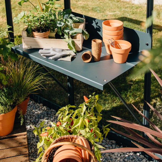 Table à rempoter pour serre LAMS chez MELAIN MOTOCULTURE