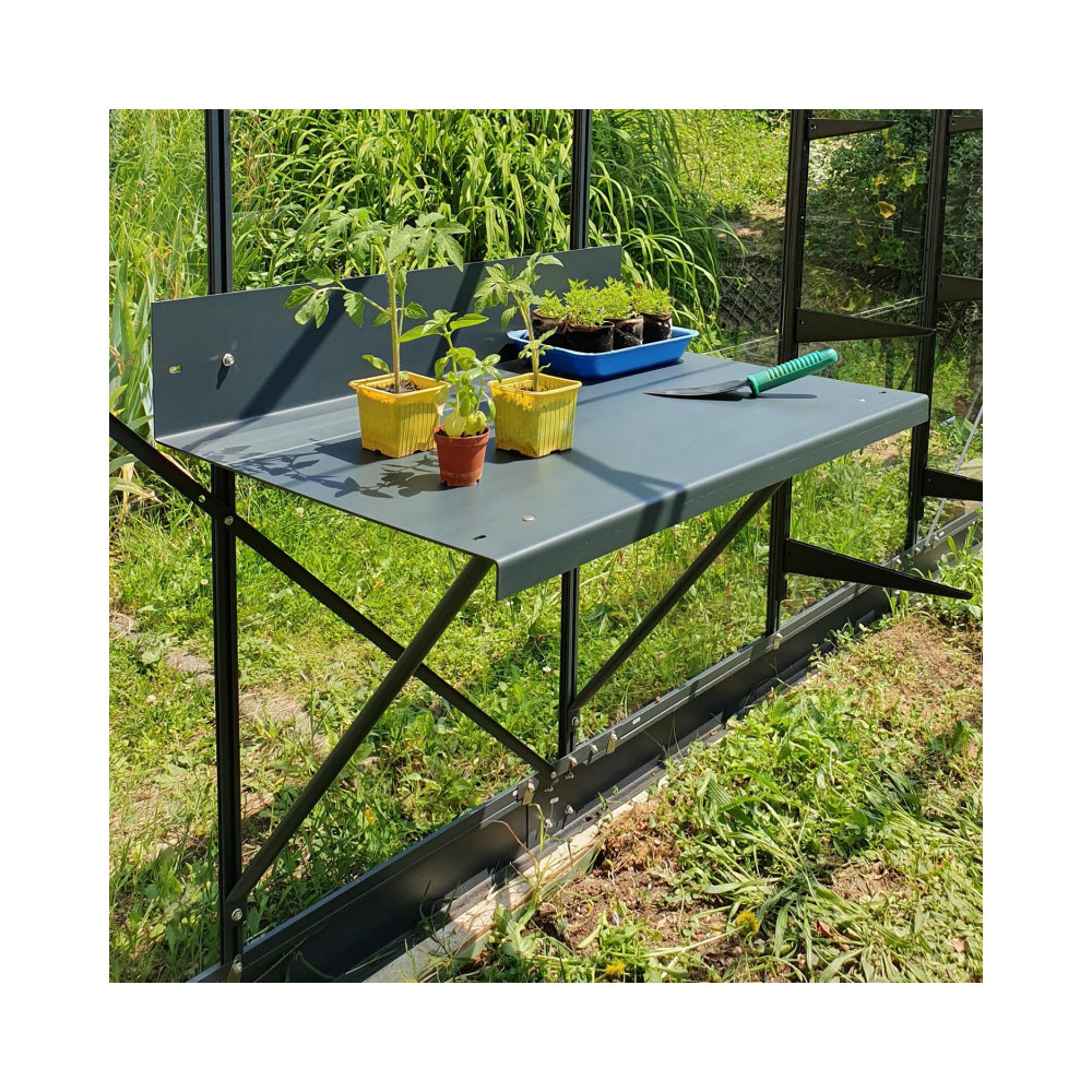 Table à rempoter pour serre LAMS chez MELAIN MOTOCULTURE
