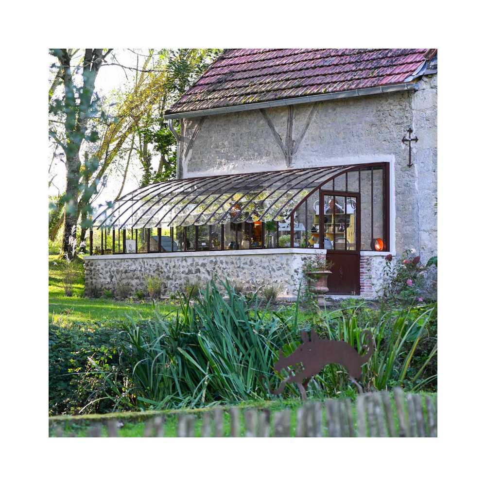 Serre Chambord sur muret chez MELAIN MOTOCULTURE