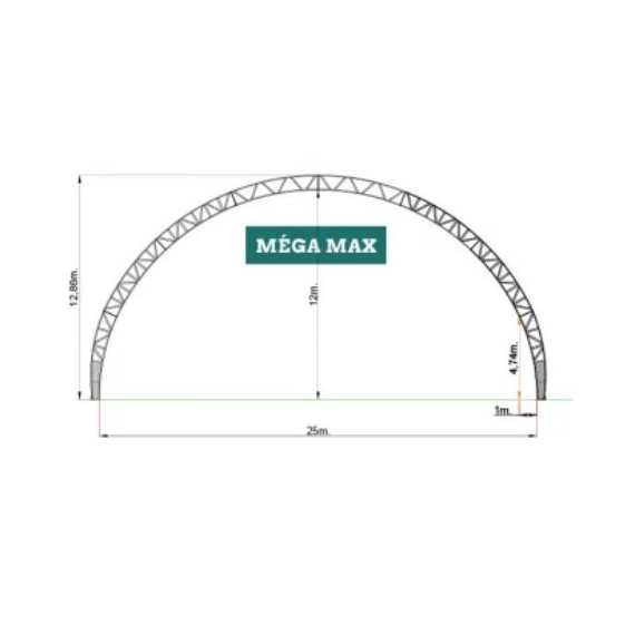 Tunnel de stockage Asthor 25.00m chez MELAIN MOTOCULTURE