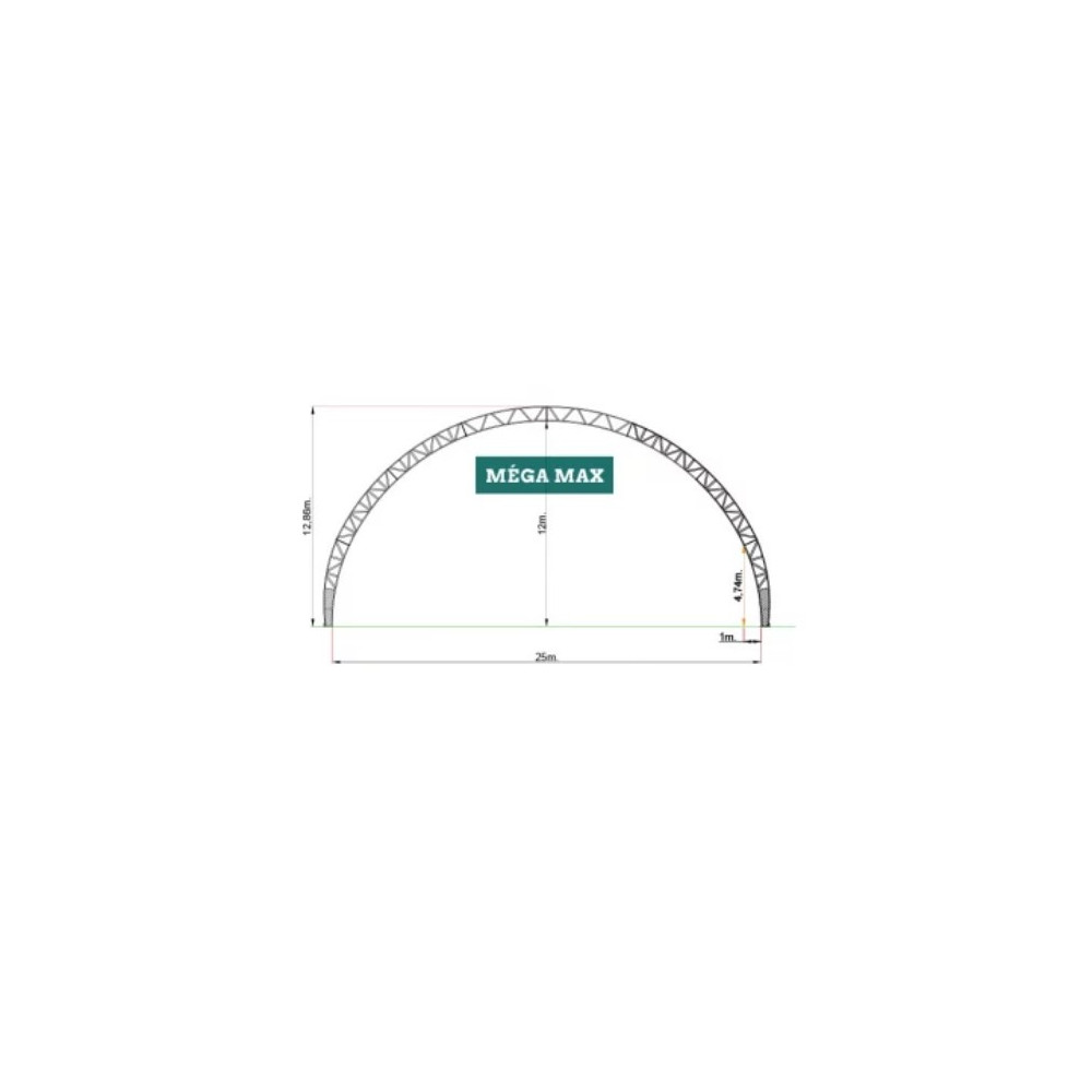 Tunnel de stockage Asthor 25.00m chez MELAIN MOTOCULTURE