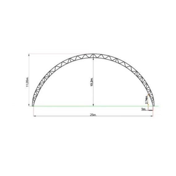 Tunnel de stockage Asthor 25.00m chez MELAIN MOTOCULTURE