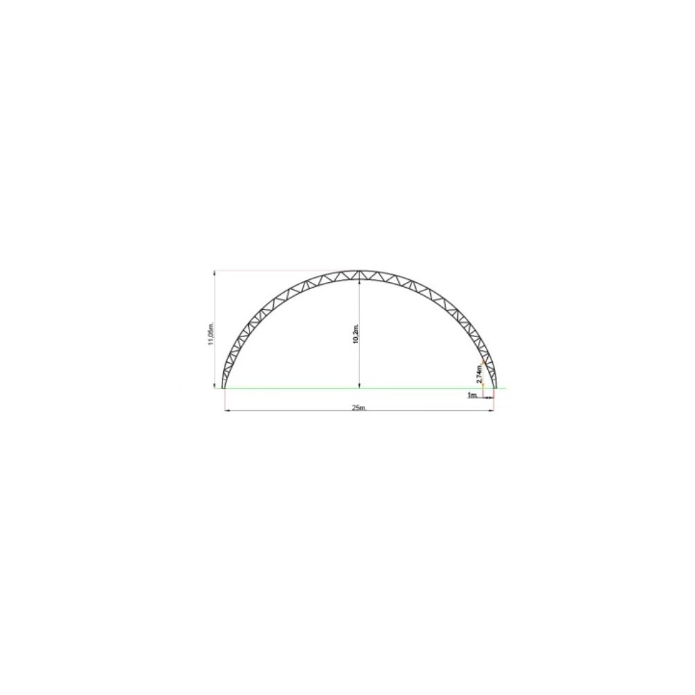 Tunnel de stockage Asthor 25.00m chez MELAIN MOTOCULTURE